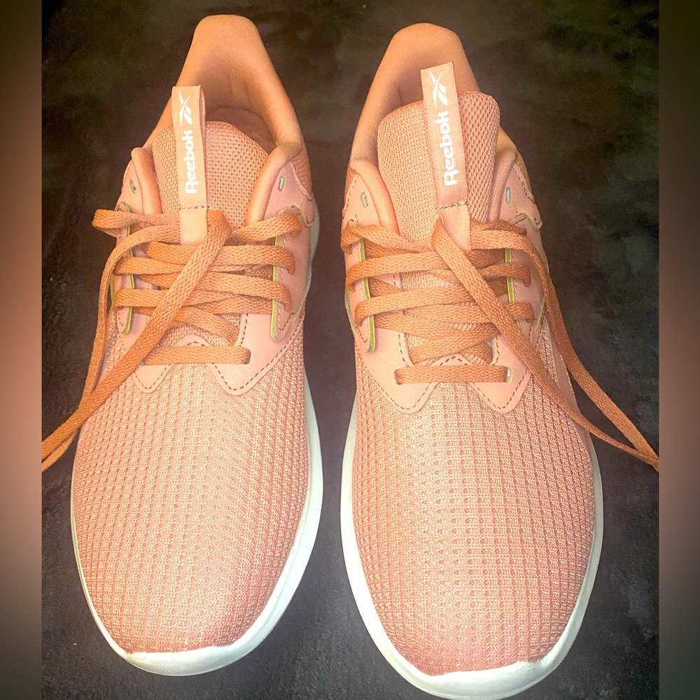 Reebok Trainers Women's S9 Comfort Walking Running Gym Pink/Peach New